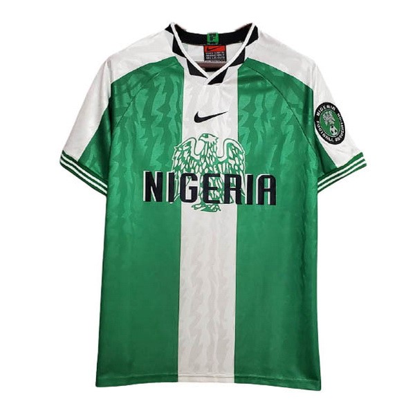 Camiseta Nigeria Replica Primera Ropa Retro 1996 Verde